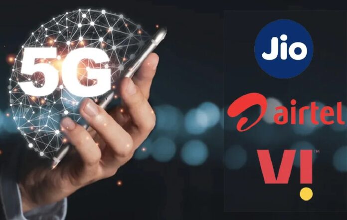 5g spectrum jio, airtel, vodafone