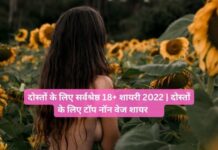 दोस्तों के लिए सर्वश्रेष्ठ 18+ शायरी 2022 | दोस्तों के लिए टॉप नॉन वेज शायरी