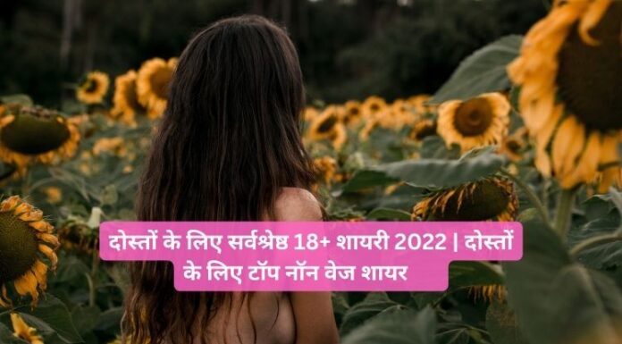 दोस्तों के लिए सर्वश्रेष्ठ 18+ शायरी 2022 | दोस्तों के लिए टॉप नॉन वेज शायरी