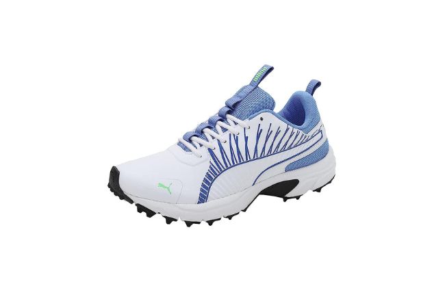 Cricket Square PUMA White-Blue Glimmer-Elektro Green- 9
