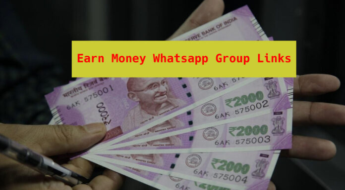 Earn Money Whatsapp Group Links