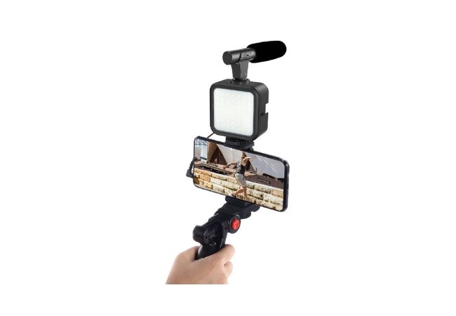 Mabron (New Model) Vloggers Kit for Mobile Phones and Camera Recording